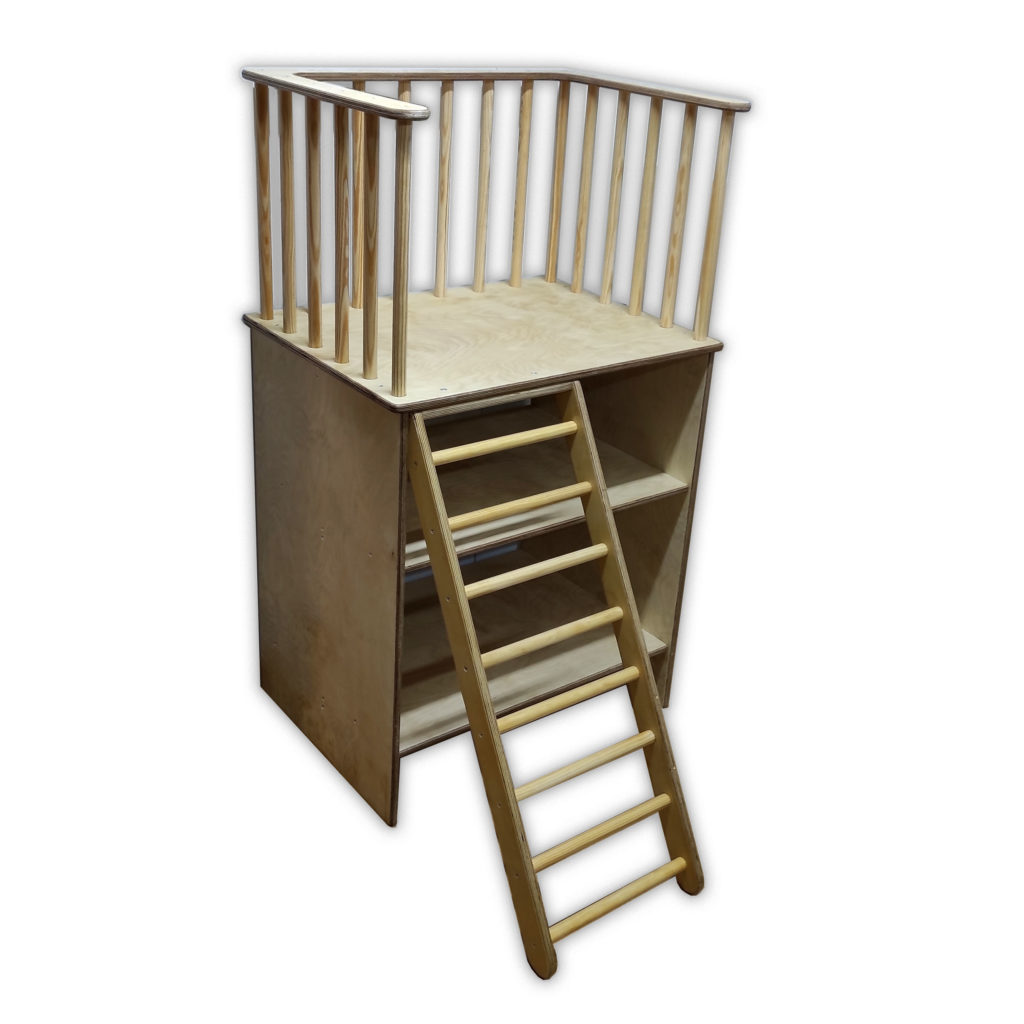 Foto de cambiador con mueble